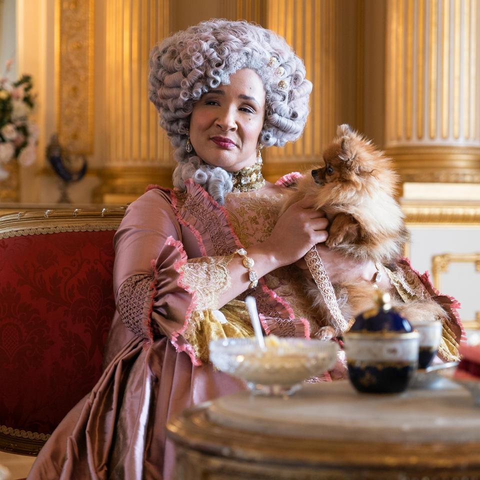 Golda Rosheuvel as Queen Charlotte in 