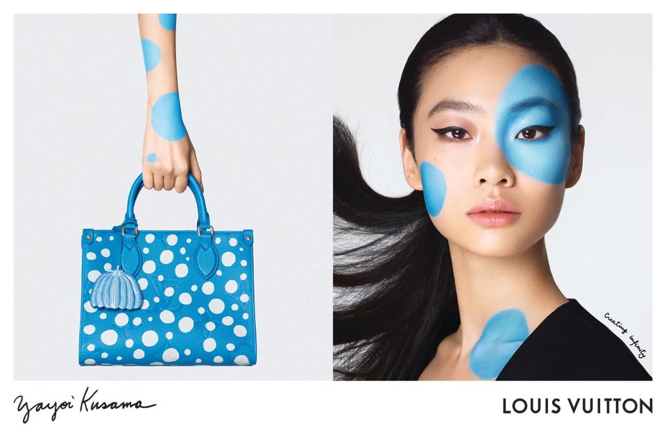 Louis Vuitton x Yayoi Kusama's Drop 2 Collection campaign featuring Squid Game actress Ho-yeon Jung. (PHOTO: Louis Vuitton)