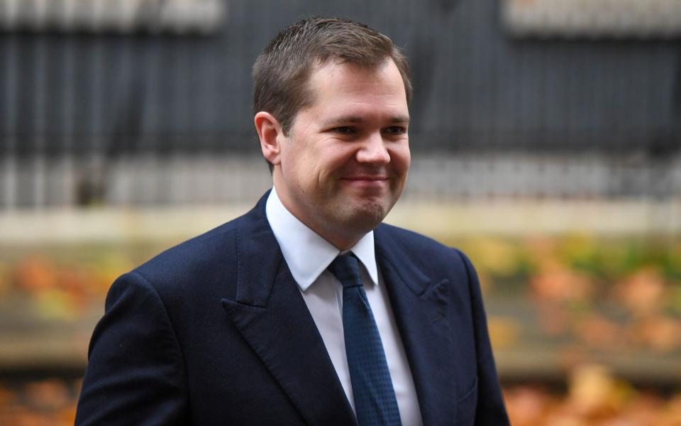 Robert Jenrick, the immigration minister, is pictured in Downing Street on November 17 - Chris J. Ratcliffe/Bloomberg