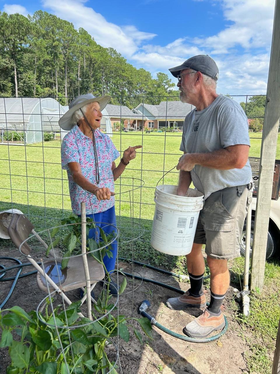 Shirley Daughtry and Peter Brodhead are currently researching how to eliminate fire ants.