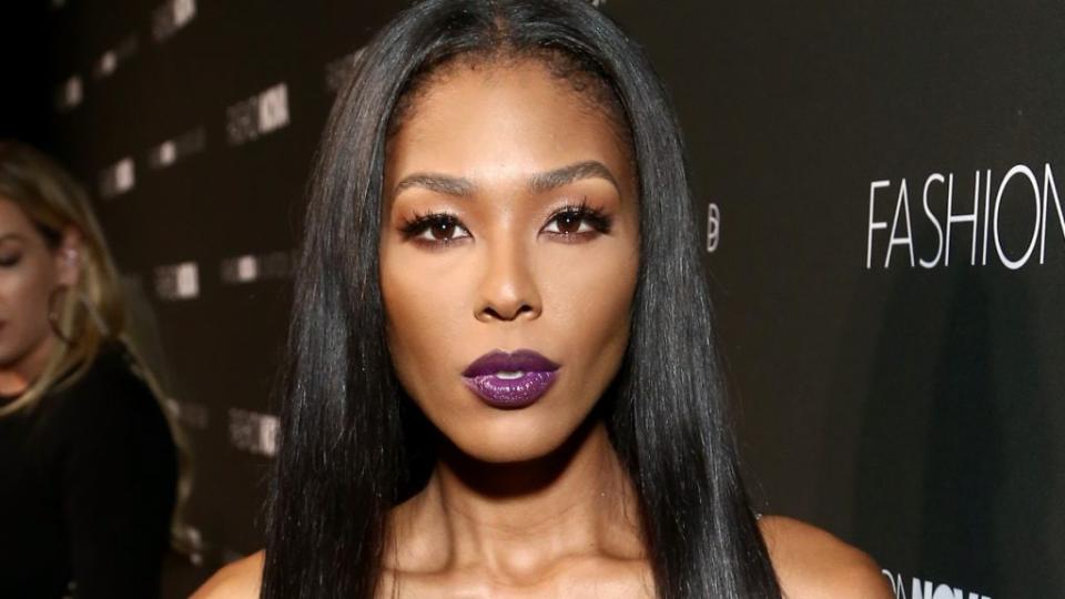 In this 2018 photo, Moniece Slaughter attends the Fashion Nova x Cardi B collaboration launch event at Boulevard3 in Hollywood. (Photo by Tommaso Boddi/Getty Images)