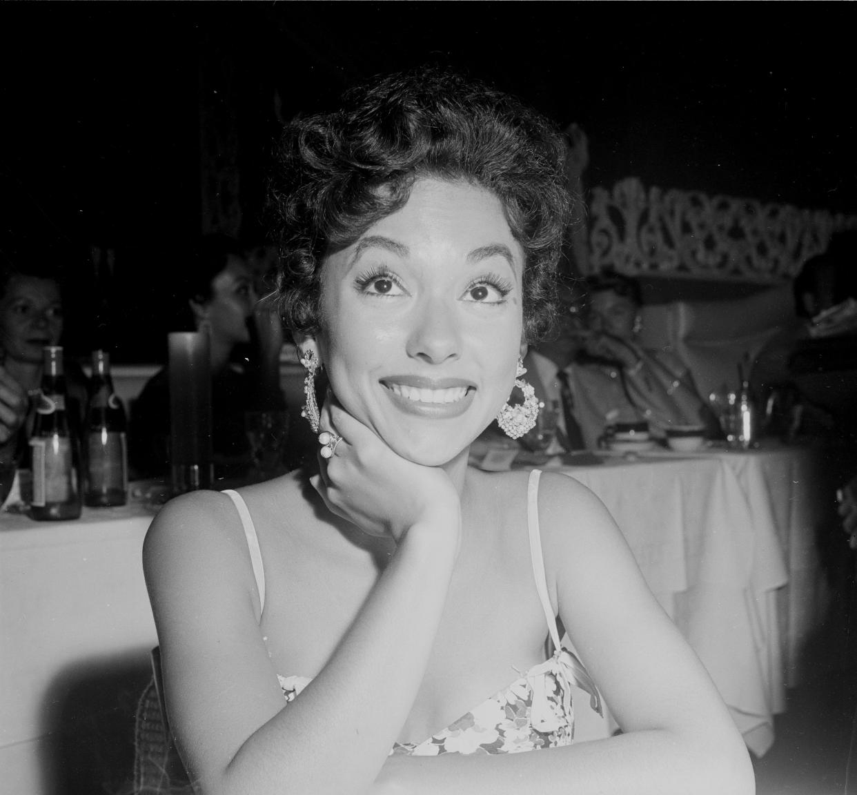 LOS ANGELES - JULY 21,1954: Rita Moreno at Ciro's in Los Angeles,CA. (Photo by Earl Leaf/Michael Ochs Archives/Getty Images)  