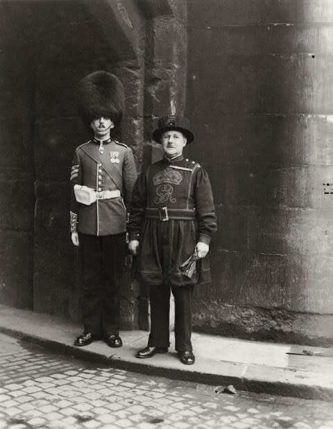 Standing to attention at the Tower of London - Credit: PRINT COLLECTOR