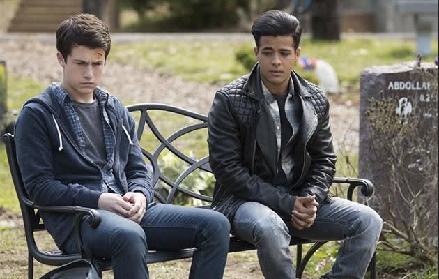 13 Reasons why star Christian Navarro has spoken out about his character Tony being a ghost. Photo: Netflix