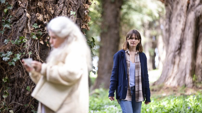 From left, Robyn Nevin as Edna and Emily Mortimer as Kay in Natalie Erika James' "Relic," an IFC Midnight release.