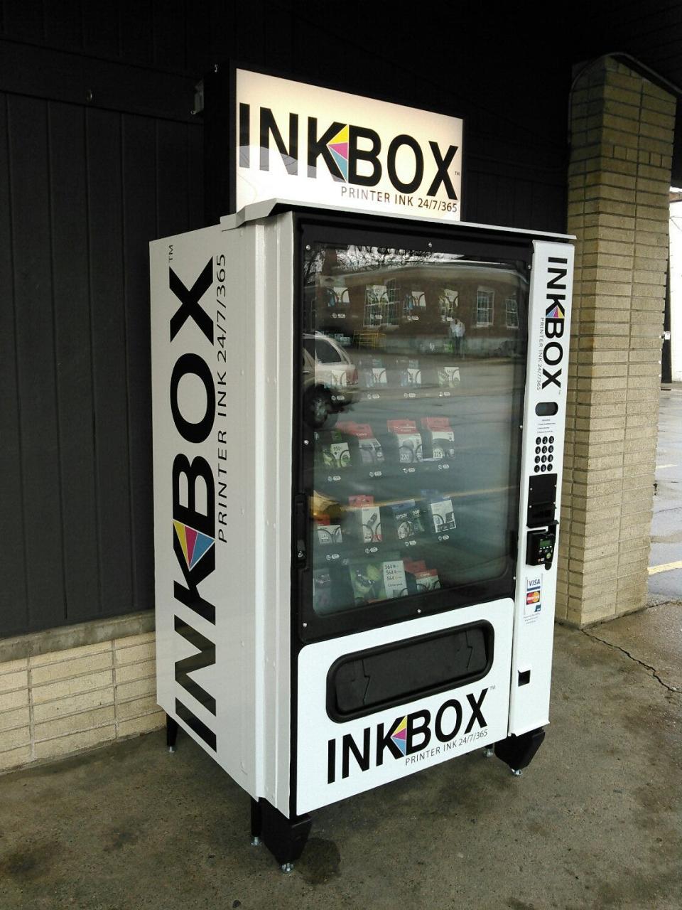 An Ink Box vending machine