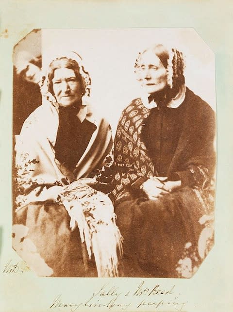 Portrait with photobomber back left by Mary Dillwyn, 1853 - Credit: National Library of Wales