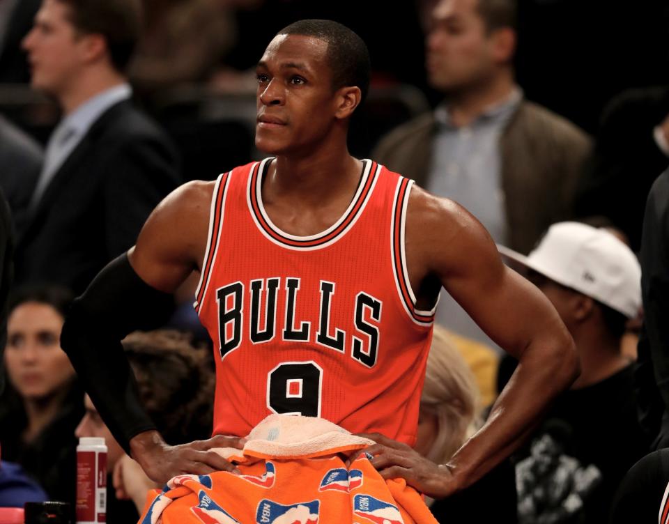 Just as Rajon Rondo seemingly found his footing with Chicago, his season takes another turn. (AP)