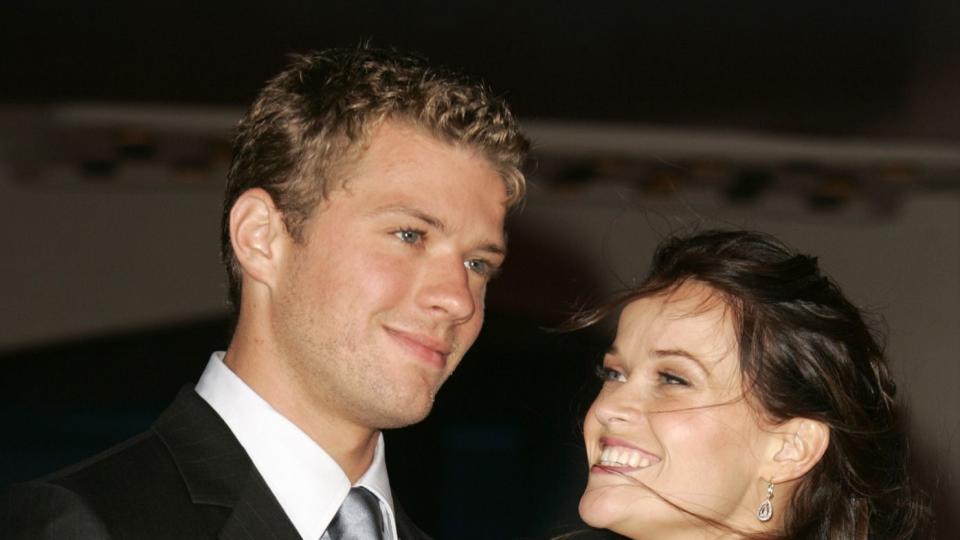 Ryan Phillippe and Reese Witherspoon during 2004 Venice Film Festival - "Vanity Fair" - Premiere at Palazzo del Cinema in Venice Lido, Italy