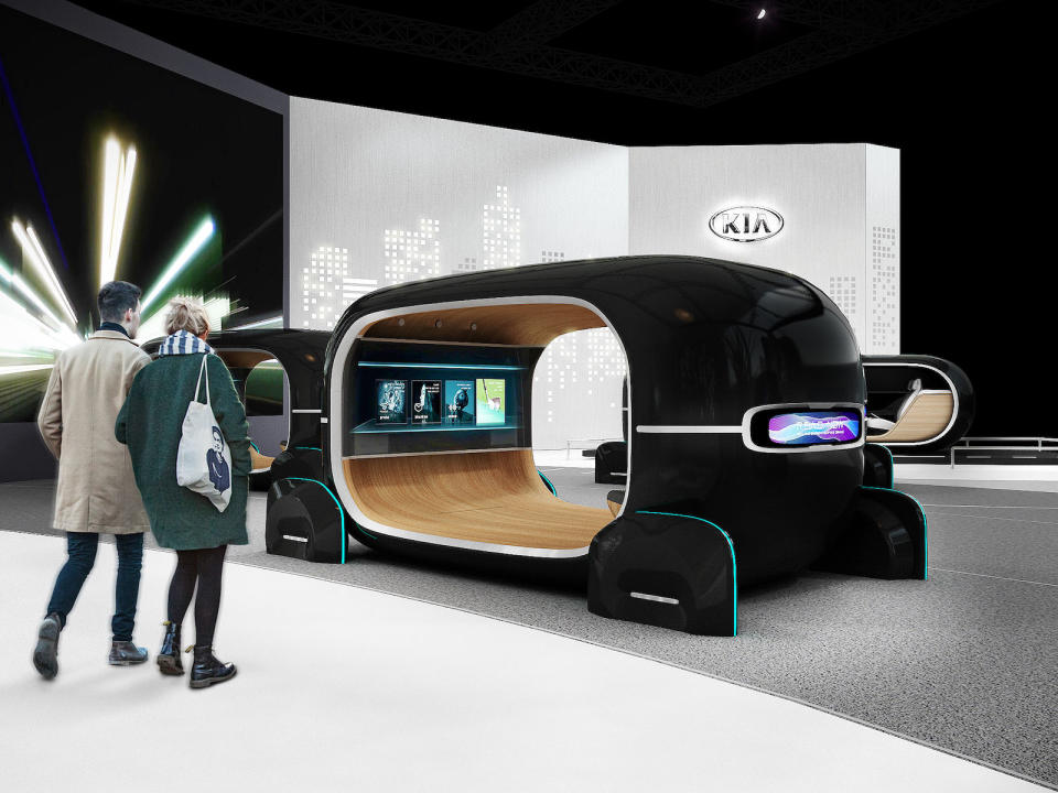 Kia is preparing for a future with autonomous cars and at CES it will be