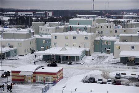 The exterior of the federal hospital in Perm, January 10, 2014. Picture taken January 10, 2014. REUTERS/Maxim Kimerling
