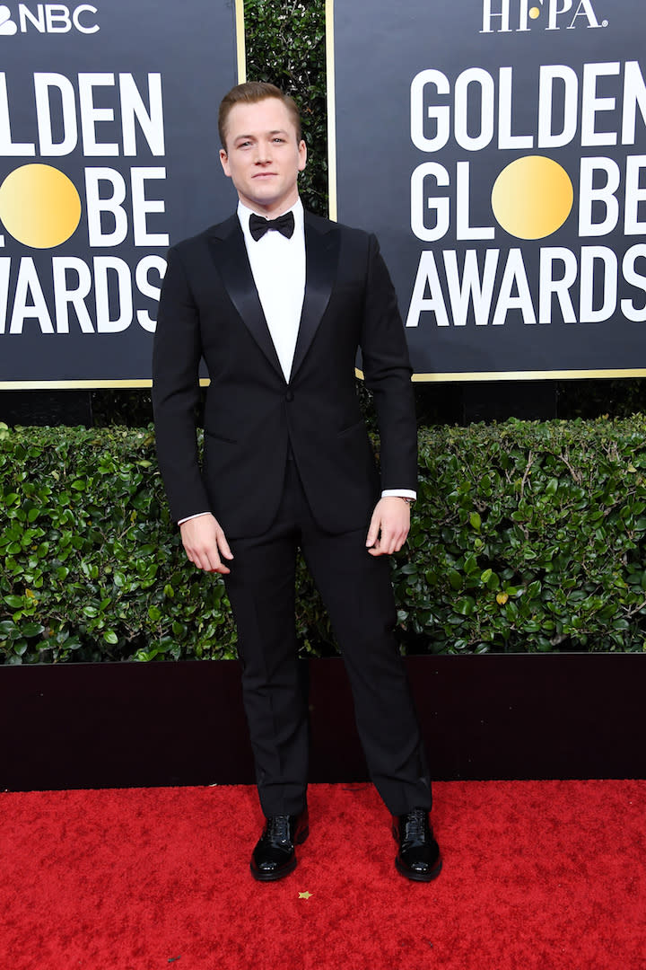 Taron Egerton at the Golden Globe Awards 2020