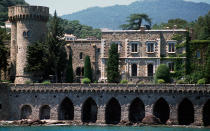 <p>Although they were the ultimate rock n' roll couple, Avril and Chad opted for a traditional fairy tale location: Château de la Napoule. The stunning castle is perched right on the water and boasts numerous gardens.</p>