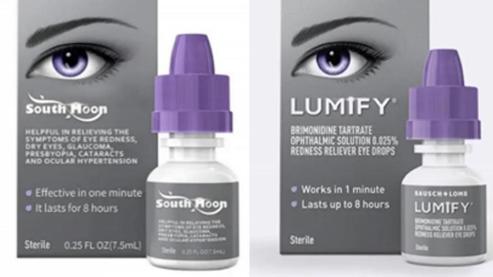 PHOTO: FDA warns consumers of contaminated copycat eye drops. (FDA)