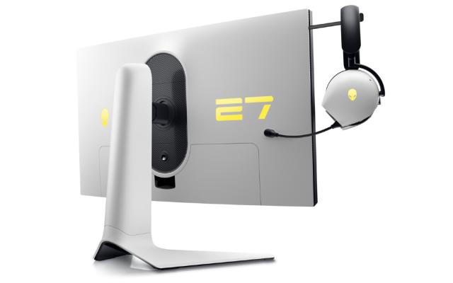 Alienware's new gaming monitors feature fast refresh rates and retractable headset hangers