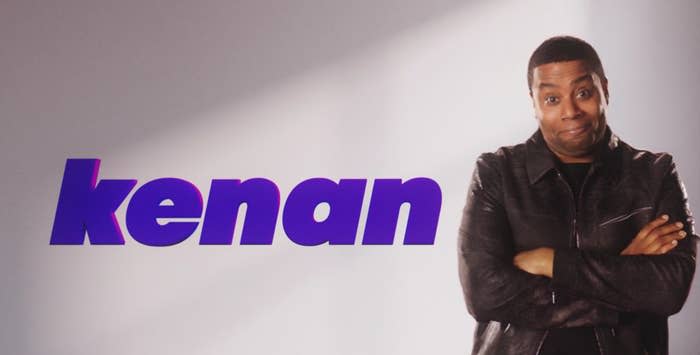 Kenan Thompson poses during the "Kenan" opening credits on NBC