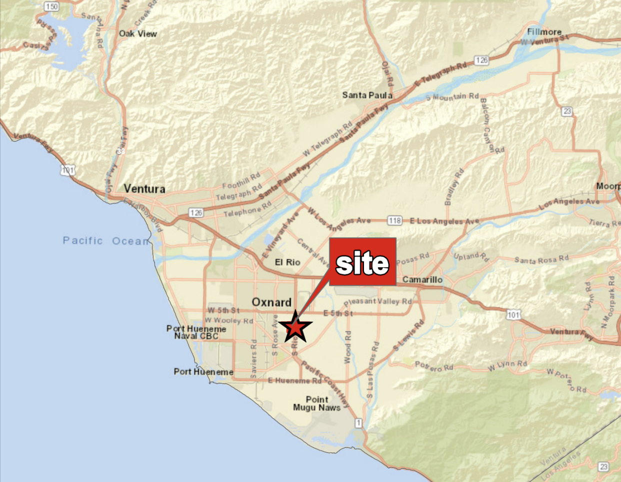 In 2022, an oil company proposed re-drilling two wells at this location near Oxnard.