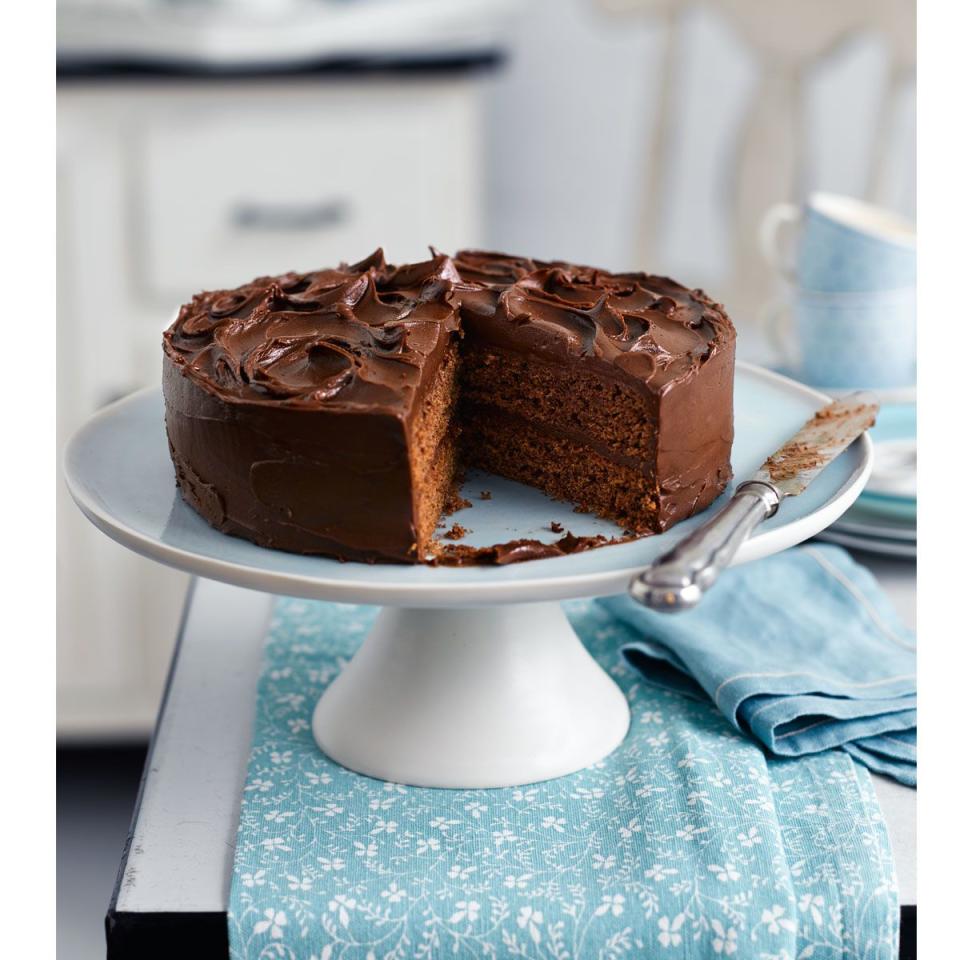 <p>Chocolate cake is a classic. This recipe is easy and delicious.</p><p><strong>Recipe:<a href="https://www.goodhousekeeping.com/uk/food/recipes/a553072/milk-chocolate-cake/" rel="nofollow noopener" target="_blank" data-ylk="slk:Milk Chocolate Cake;elm:context_link;itc:0;sec:content-canvas" class="link "> Milk Chocolate Cake</a></strong></p>