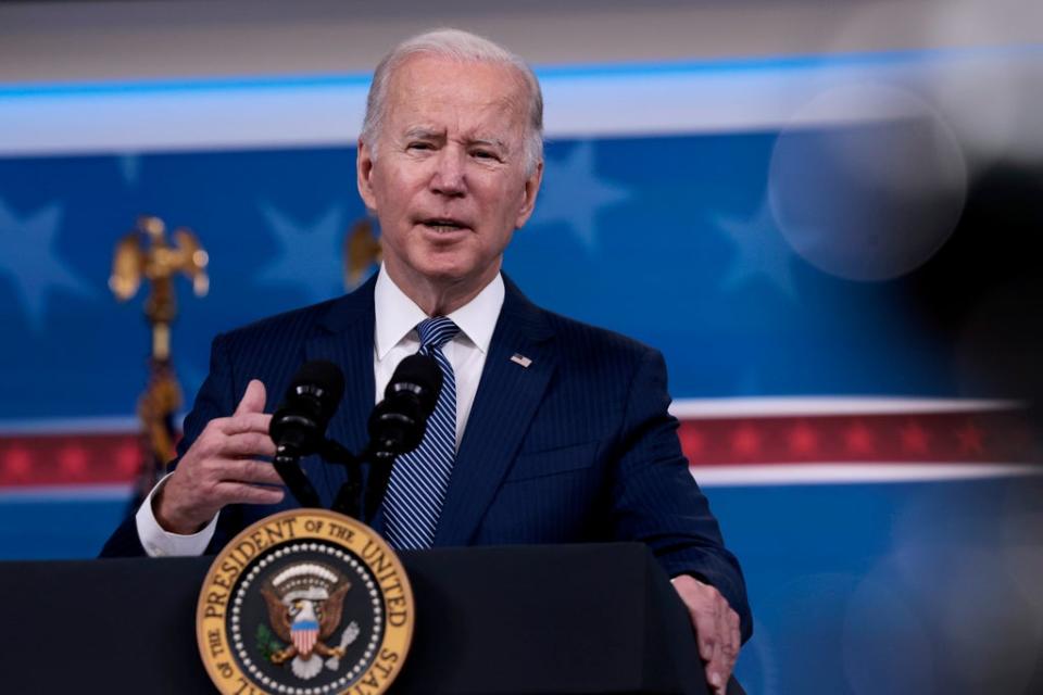 Biden delivers remarks on the economy and the high price of goods (Getty)