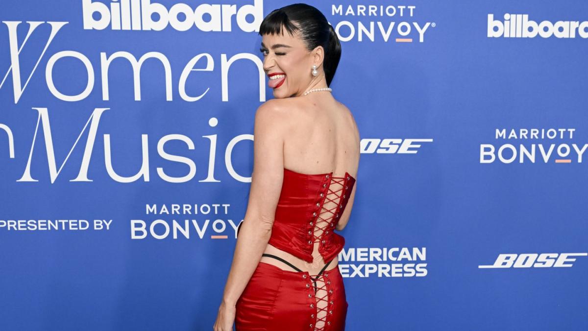 Katy Perry Channels Madonna's Iconic Cone Bra Costume in Pink Corset Dress  & Velvet Stilettos on 'American Idol' - Yahoo Sports