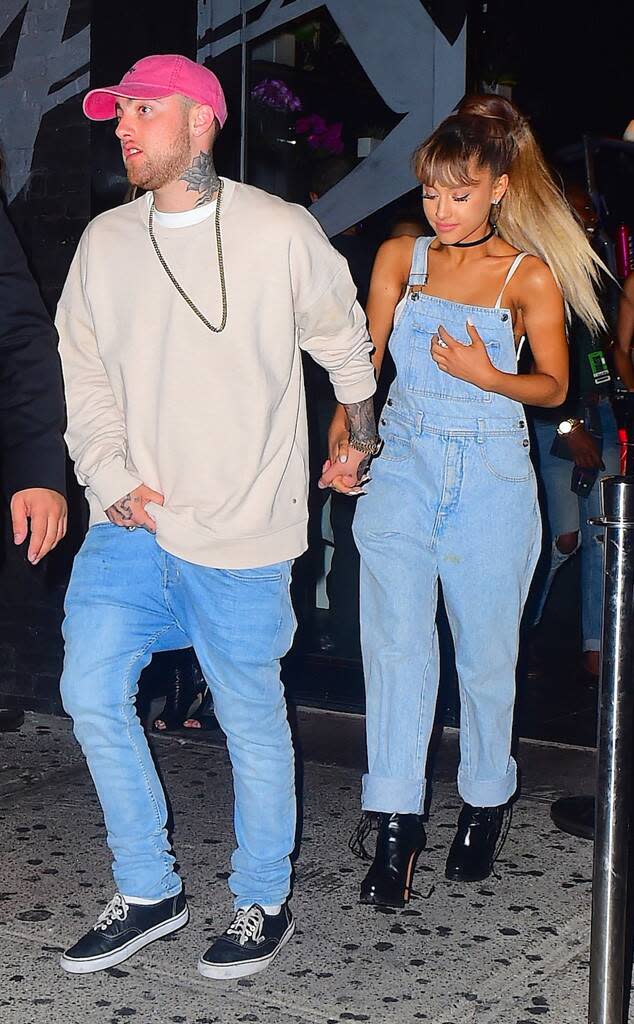 Ariana Grande and Mac Miller Attend Pittsburgh Steelers Football Game