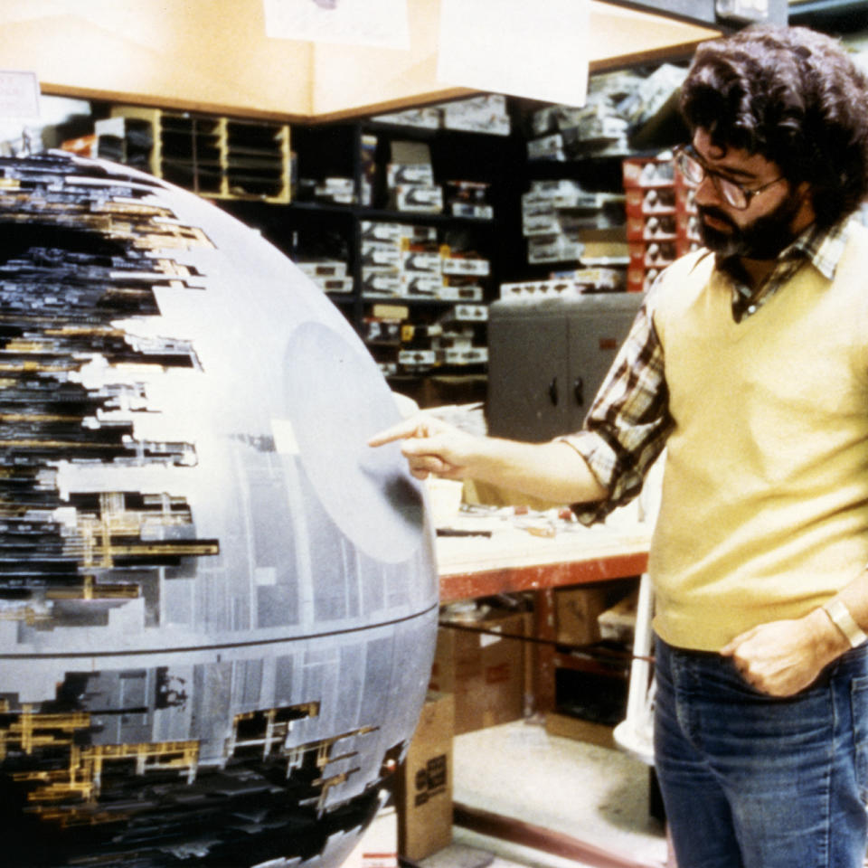 George Lucas talks to ET about his early filmmaking career and wanting to make 'Star Wars' the ultimate cinematic experience.