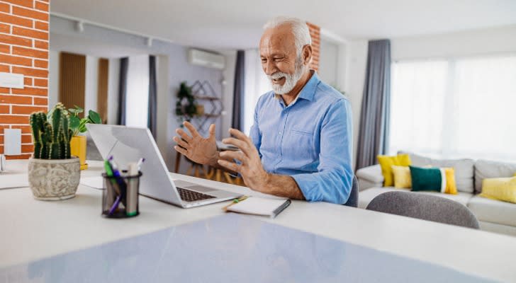 a man excited to find out he can rollover his 457(b) account to an IRA