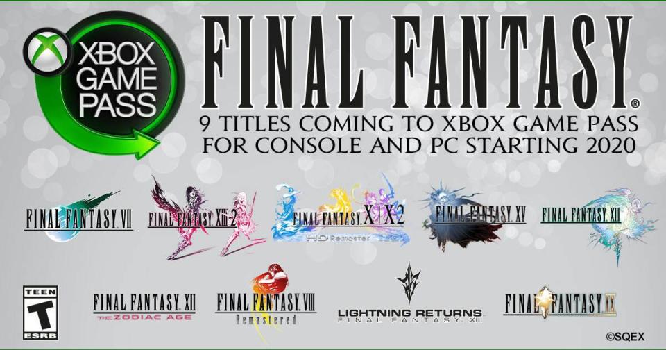 Xbox ha luchado por no quedarse sin Final Fantasy