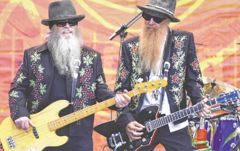 Classic Southern rock band ZZ Top will pay March 4 at the Florida Strawberry Festival.