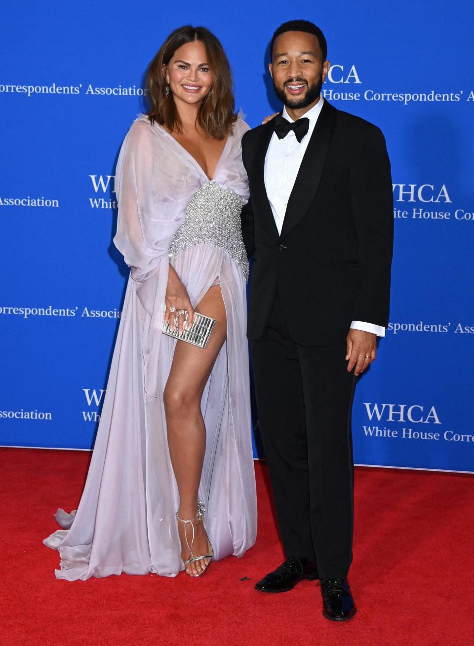 Chrissy Teigen and John Legend at White House Correspondents Dinner