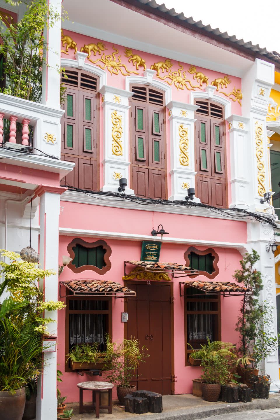 restored sino portuguese style architecture