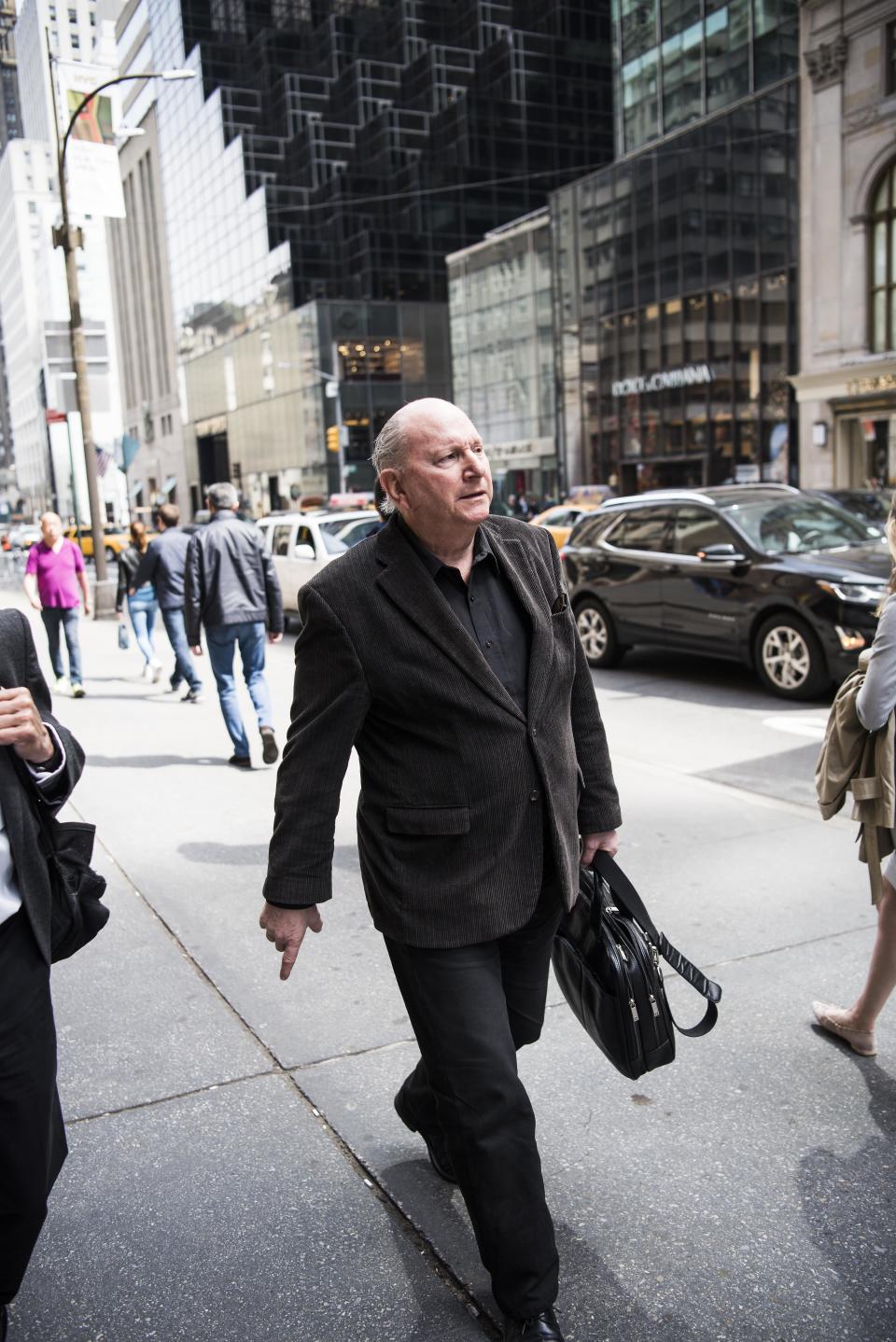 Jerome Rose walks&nbsp;along Fifth Avenue in Manhattan. He has moved to a ground-floor apartment after a fire in his previous building killed four people in 1998. (Photo: Damon Dahlen/HuffPost)