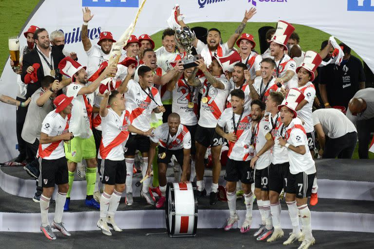 River Plate también tiene dos Supercopa Argentina y la última, en 2019, se la ganó a Racing