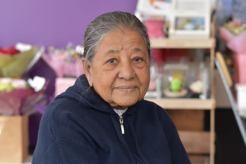 Razia Alam pictured in a Finchley florist