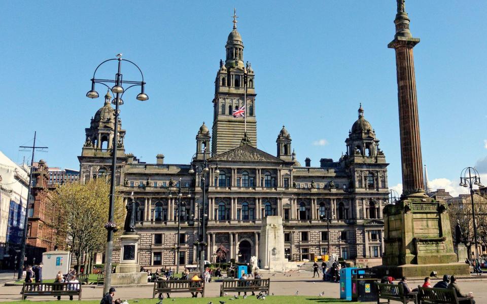 The Union flag is currently flown from City Chambers on seven Royal occasions