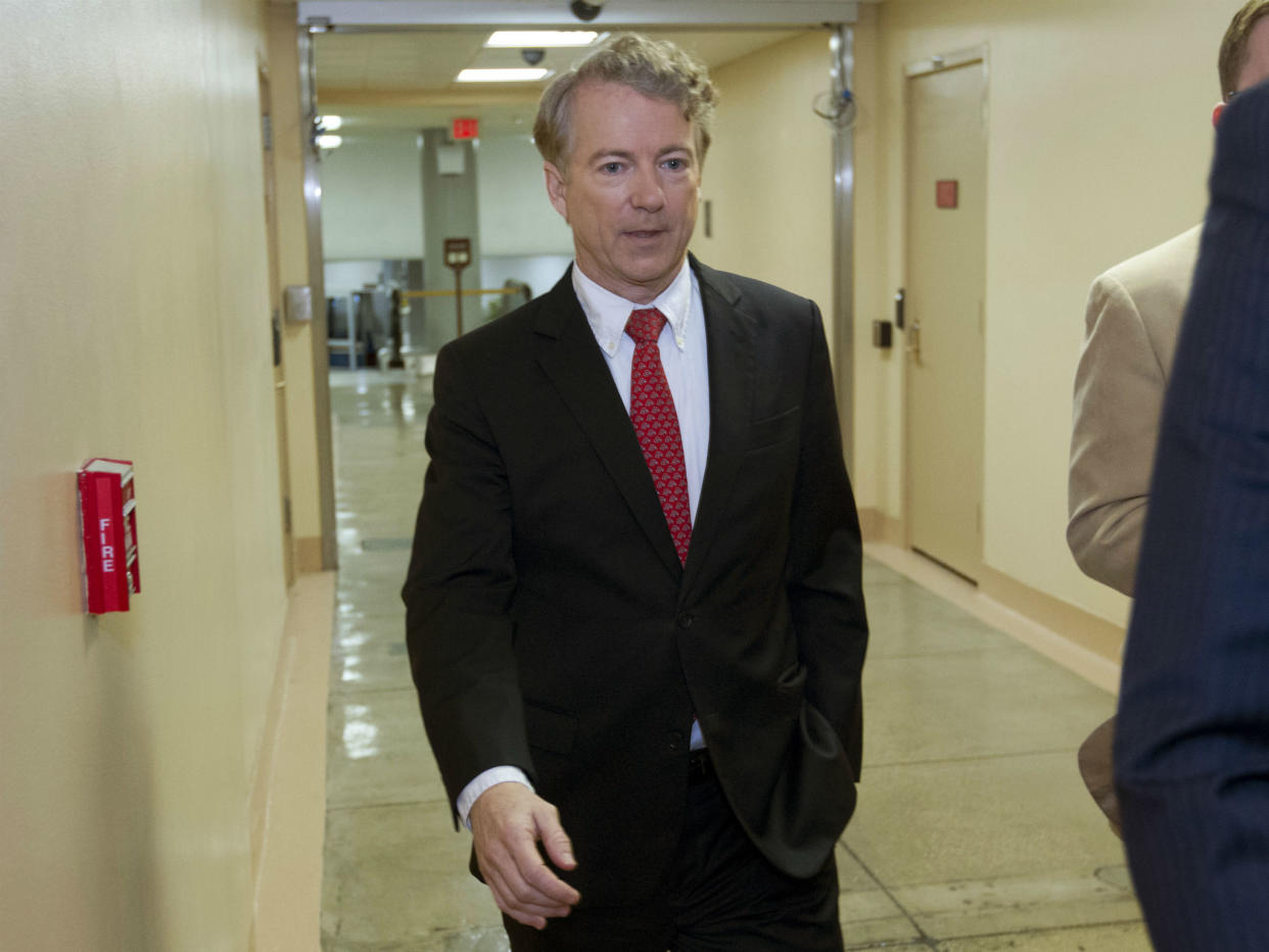 Rand Paul has an affinity for holding up Senate votes to make a point: AP