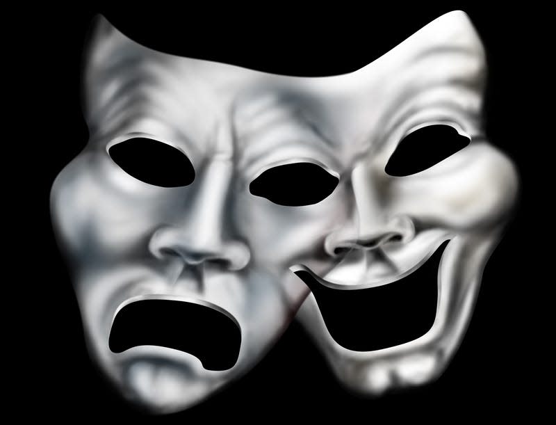 Theater masks file art