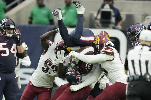 Washington Commanders safety Kamren Curl (31) runs during an NFL football  game against the Green Bay Packers, Sunday, October 23, 2022 in Landover.  (AP Photo/Daniel Kucin Jr Stock Photo - Alamy