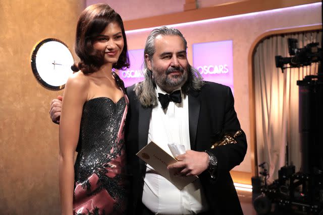 <p>Al Seib/A.M.P.A.S. via Getty</p> Zendaya and Hoyte van Hoytema