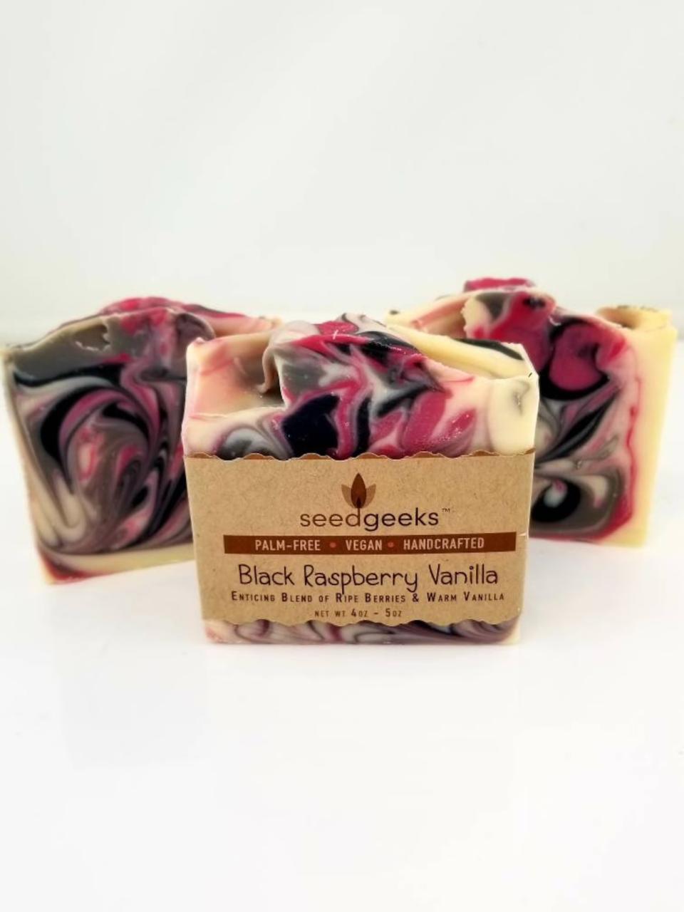 Black Raspberry Vanilla Soap by Seed Geeks