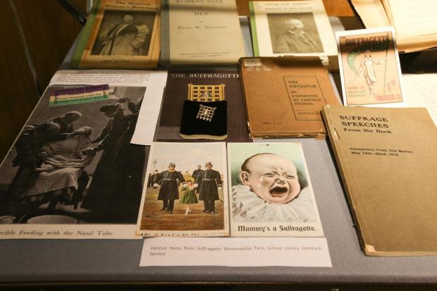 Glasgow Times: Parte de la vasta colección de literatura sufragista en la Biblioteca Mitchell