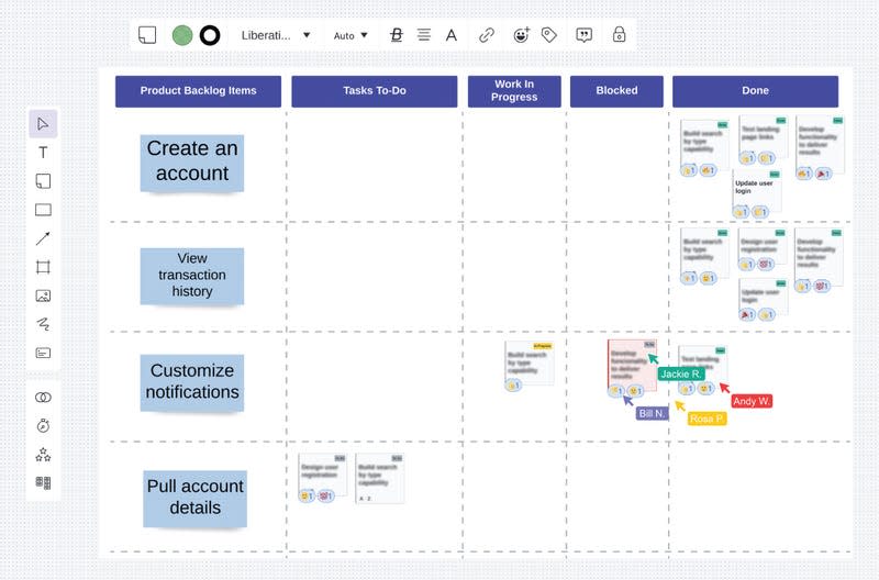 Team task board