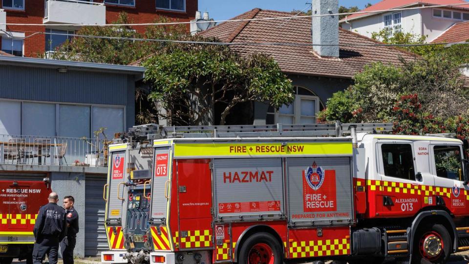 SYDNEY, AUSTRALIA - NewsWire Photos NOVEMBER 23, 2022: General scene coverage of the aftermath of a house fire that tore through the Bondi home of Jordan Shanks, otherwise known as Friendlyordies. Picture: NCA NewsWire / David Swift