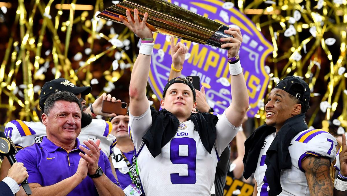 LSU Quarterback Joe Burrow Celebrates Louisiana With Burreaux