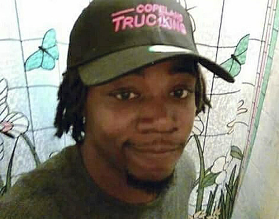 FILE - This undated photo released by Javille Burns shows her brother, Jamar Clark, who was fatally shot in a confrontation with Minneapolis police in November 2015. Clark was 25 when police responded to a dispute at a birthday party. Witness accounts conflicted with police statements; no charges were brought against the white officers involved. (Jamar Clark/Javille Burns via AP, File)