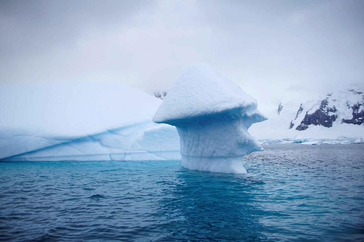 An iceberg floats near Danco Island, Antarctica, Feb. 14, 2018. Reuters/Alexandre Meneghini/File Photo