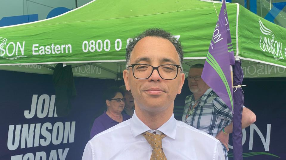 Tim Roberts, Unison’s regional secretary for the eastern region