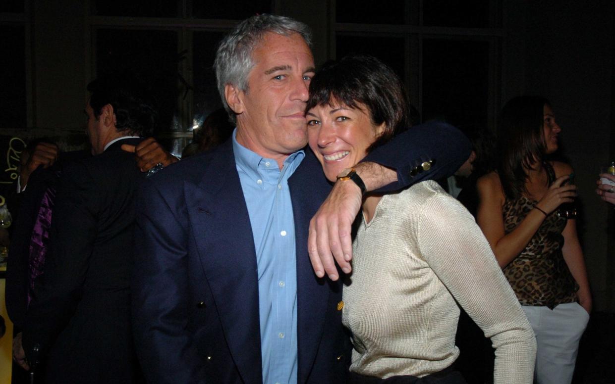 Jeffrey Epstein and Ghislaine Maxwell in 2015 - Patrick Mcmullan