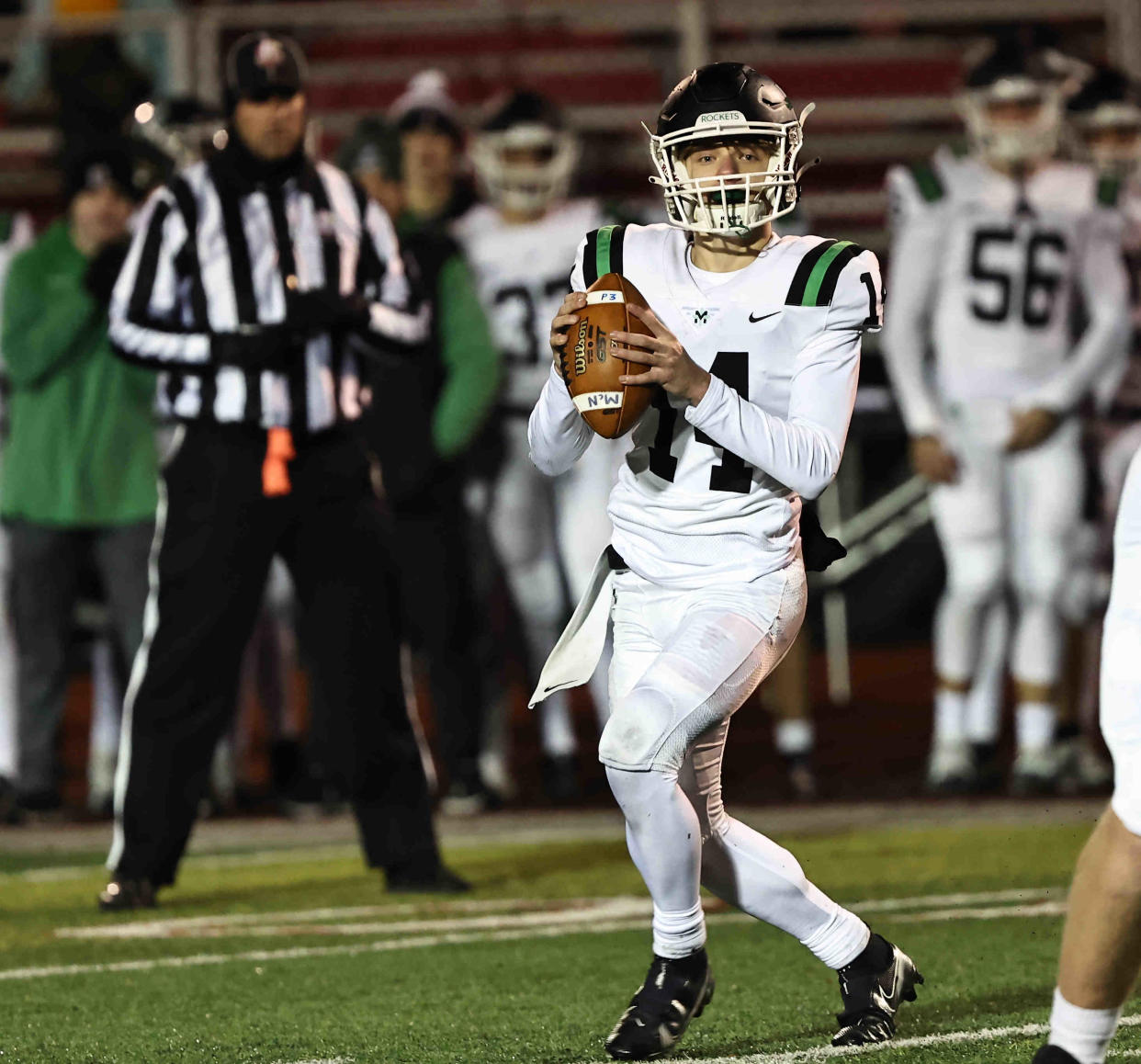 McNicholas QB Braden Bobo led the Rockets to a 6-6 record and was an all-state selection last year.