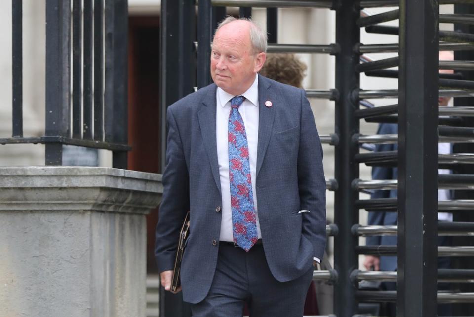 TUV leader Jim Allister accused the minister of ‘folly’ because his department continues to carry out NI Protocol checks (Niall Carson/PA) (PA Wire)